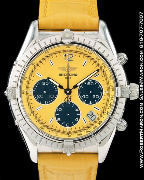 breitling cockpit chronograph yellow|Mehr.